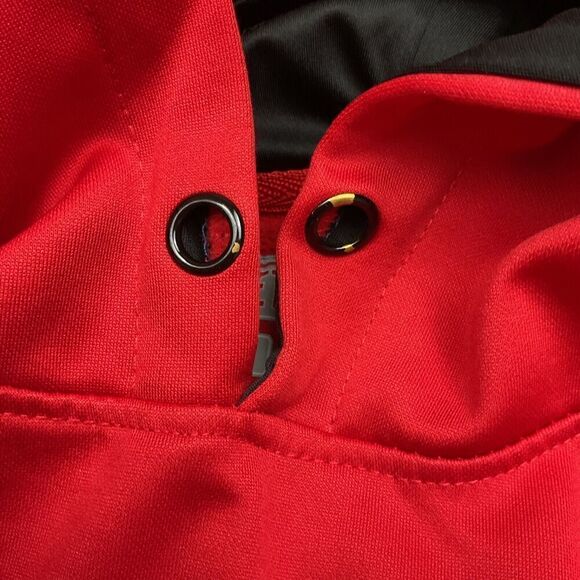 Scarlet & Gray Ohio State Buckeys Hoodie Unisex Size Large Red Football Pullover - Picture 6 of 8